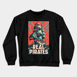 Pirates Ship Sailing Crewneck Sweatshirt